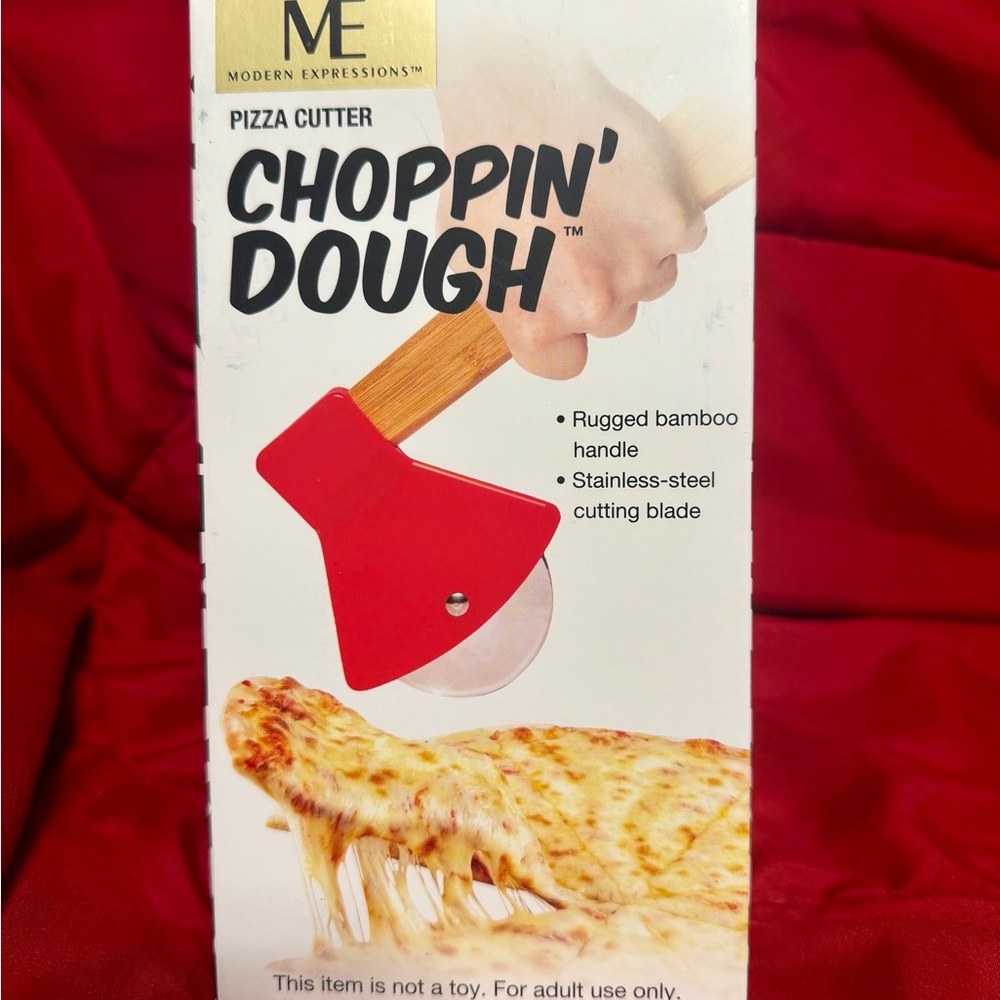 “Choppin' Dough” Axe Pizza Cutter